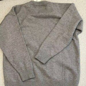 Ami Gray Crew Neck Sweater